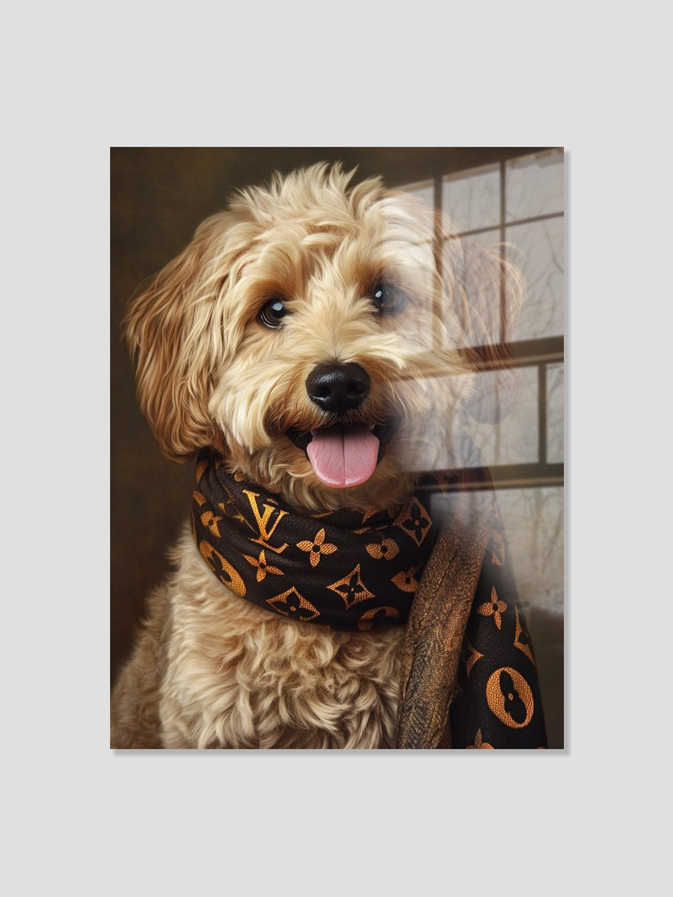 Haustier Kunstportrait Personalisiert Wandbild von Wandetta